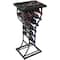 Sorbus Black Marble 11-Bottle Wine Display Rack & Table
